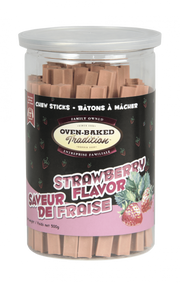 OBT Gâteries Chien Bâtons Saveur Fraise 500g