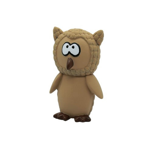 BüD'z - Jouet Hibou Sauvage en Latex avec Couineur pour Chiens, 12.5 cm