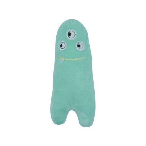 BüD'z - Jouet Monstre "Aqualy" Turquoise en Peluche pour Chiens, 20 cm