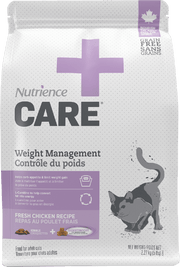 Nutrience Care - Contrôle du Poids, Poulet Frais - Nourriture Sèche Sans Grains pour Chats Adultes