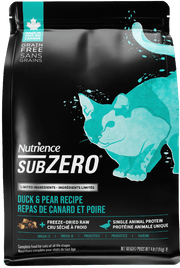 Nutrience Subzero LID - Canard et Poire - Nourriture Sèche Sans Grains à Ingrédients Limités pour Chats de Tout Âge