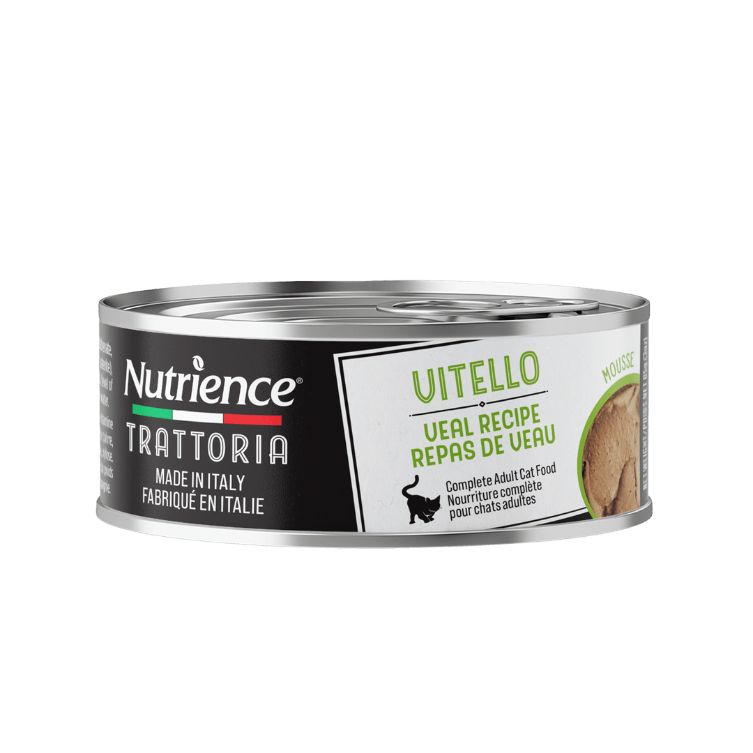 Nutrience Trattoria - Mousse de Veau - Nourriture Humide Sans Grains pour Chats Adultes