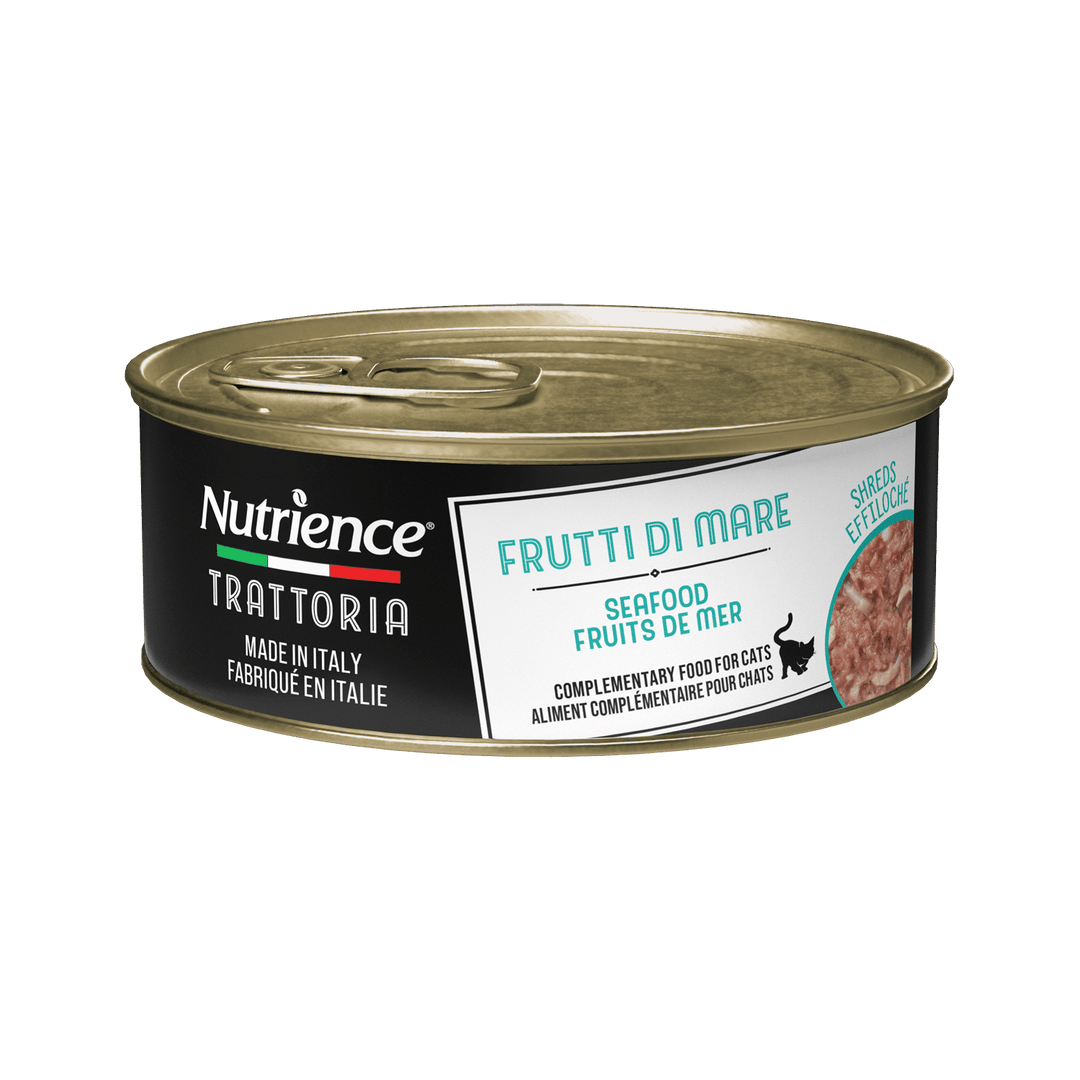 Nutrience Trattoria - Fruits de Mer Effilochés - Complément Alimentaire Sans Grains pour Chats