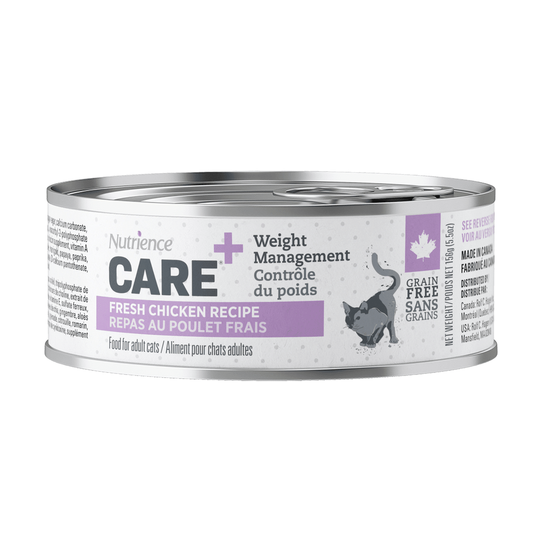 Nutrience Care - Contrôle du Poids - Pâté de Poulet Frais - Nourriture Humide Sans Grains pour Chats
