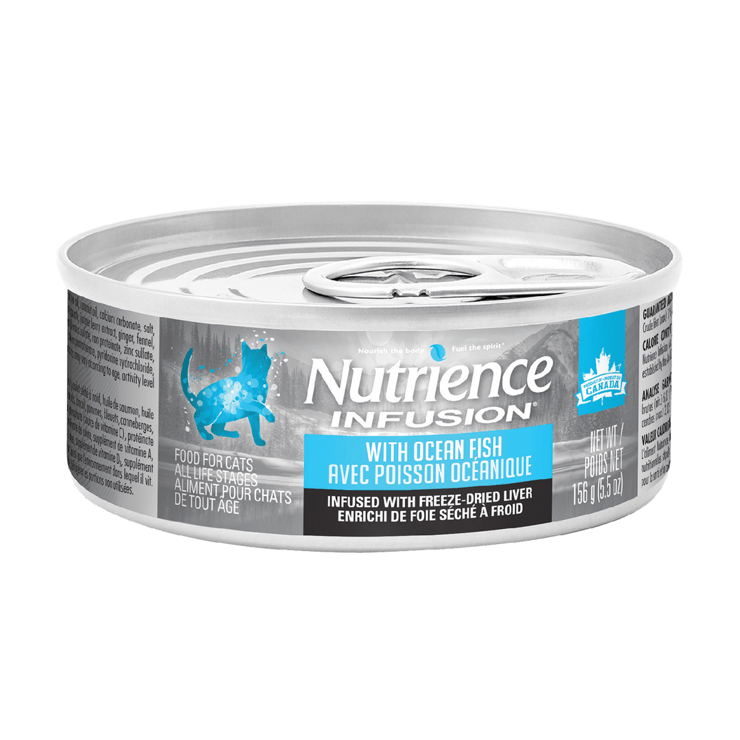 Nutrience Infusion - Chat Pâté au Poisson Océanique avec Infusion de Foie Lyophilisée - Nourriture Humide pour Chats