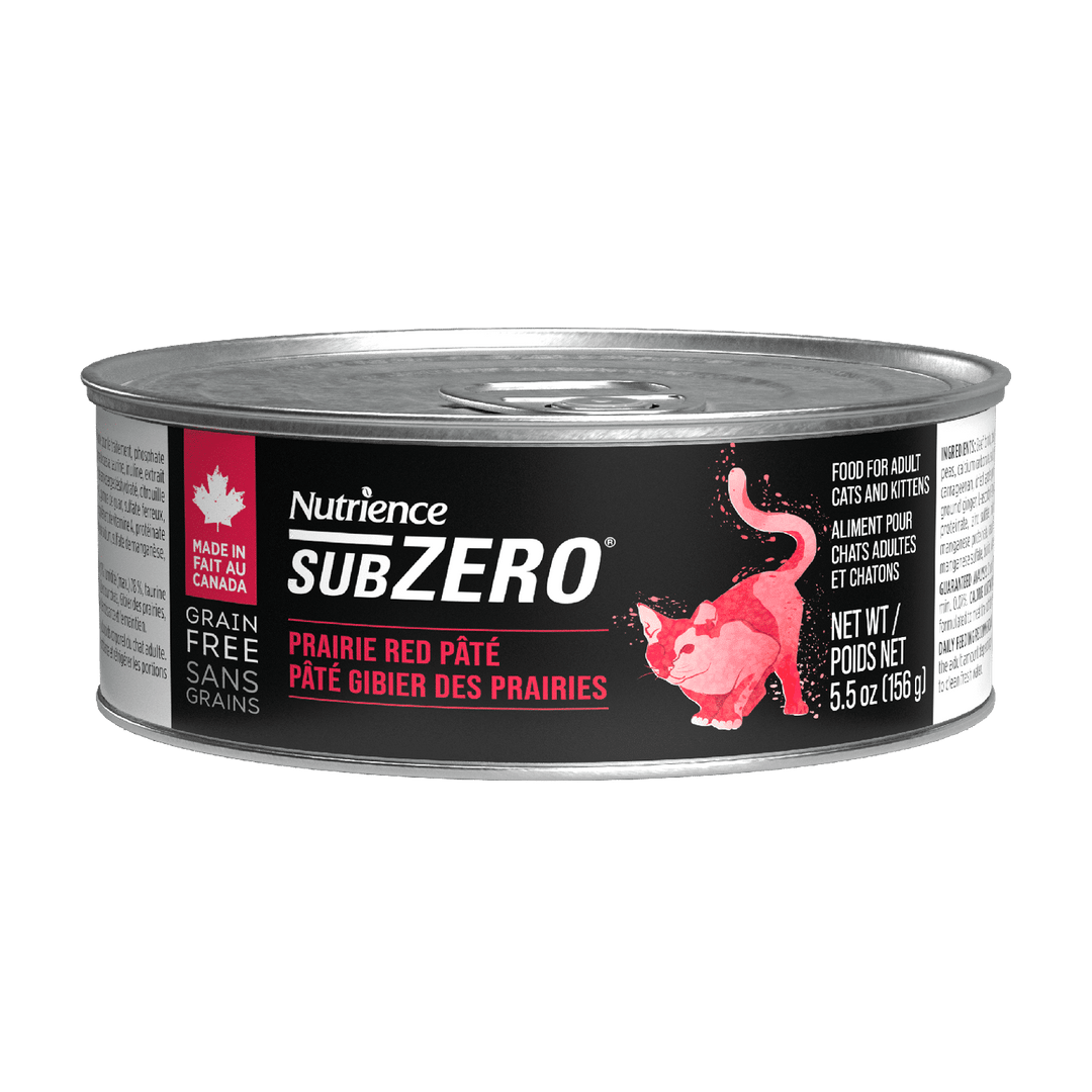 Nutrience Subzero - Chat Adulte Pâté Gibier des Prairies - Nourriture Humide Sans Grains pour Chats