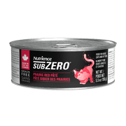 Nutrience Subzero - Chat Adulte Pâté Gibier des Prairies - Nourriture Humide Sans Grains pour Chats