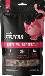 Voir l’image dans la galerie, Nutrience SubZero - Foie de Boeuf - Gâteries Lyophilisées Sans Grains pour Chats