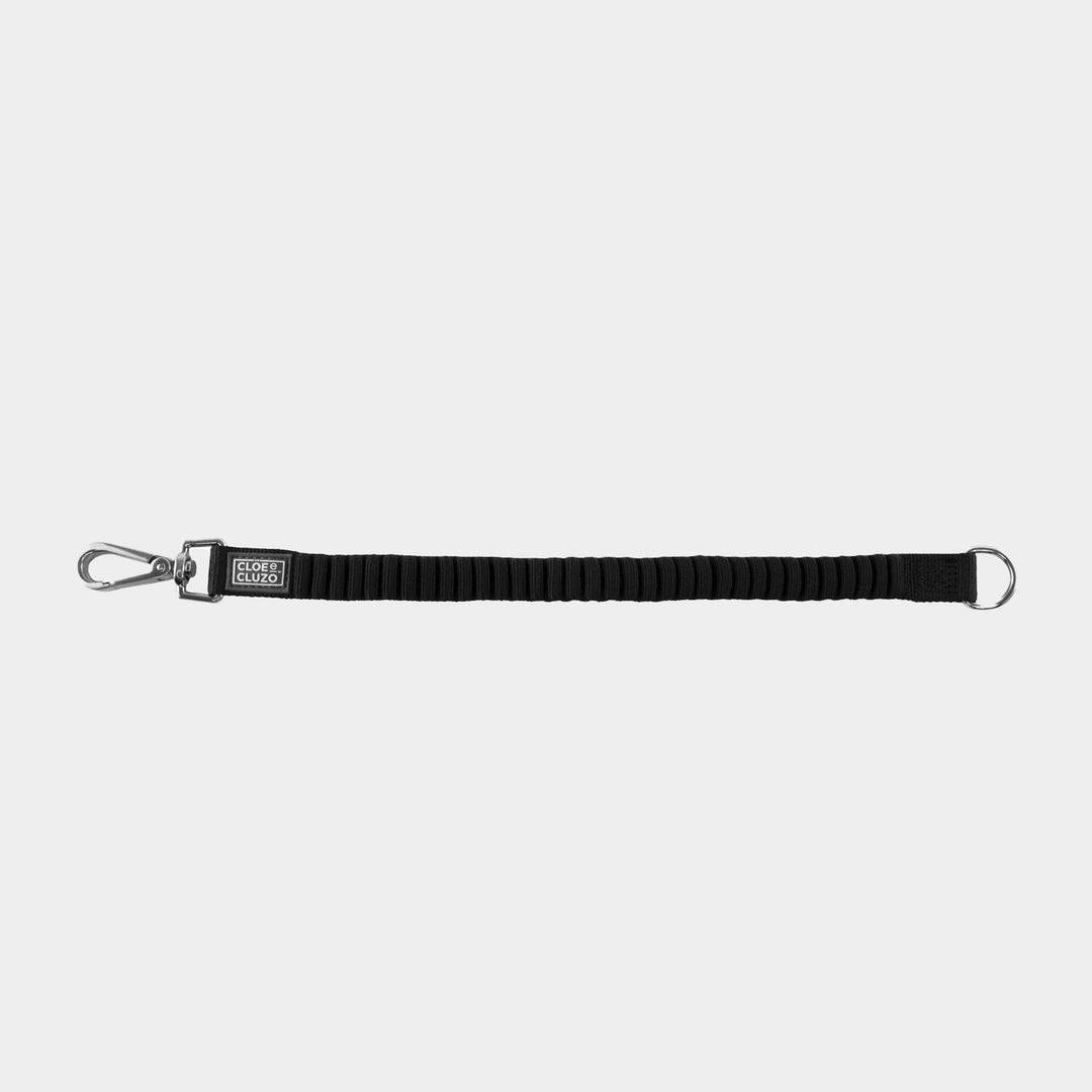 CLOE CLUZO Extension de Laisse avec Corde Élastique Noir
