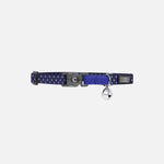 Voir l’image dans la galerie, CLOE CLUZO Chat Collier Motif Ajustable Paisley Bleu