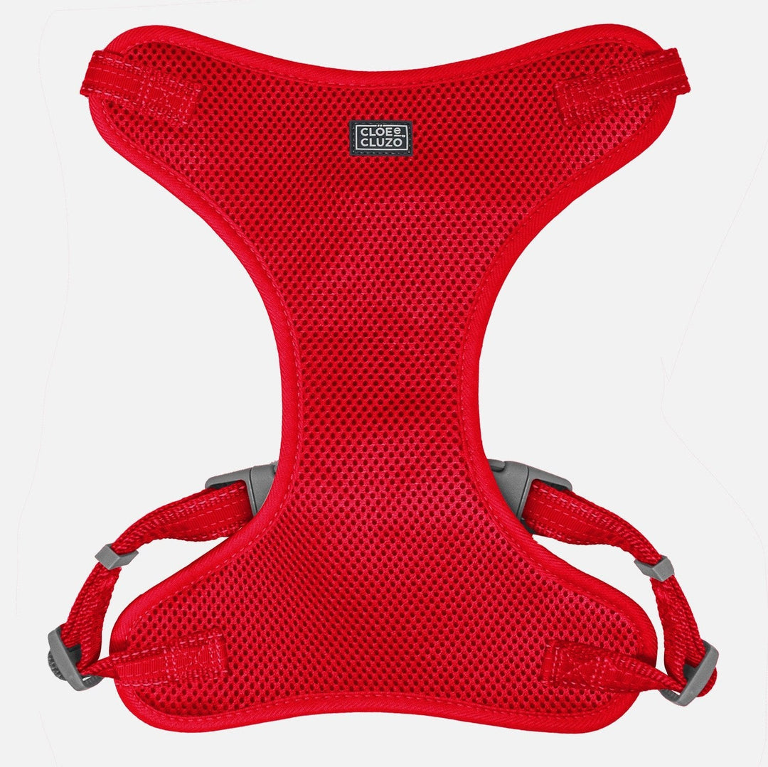 CLOE CLUZO Harnais Ajustable en Filet L/XL Rouge
