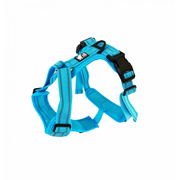 *CHIEN BLANC CHARLIE Harnais Ajustable S Bleu