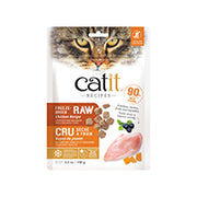 Catit - Chien Poulet avec Fruits et Légumes - Garniture ou Nourriture Sèche Lyophilisée Sans Grains pour Chats