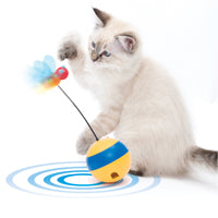 Catit Play - Abeille Culbuto - Jouet Interactif et Distributeur de Gâteries pour Chats