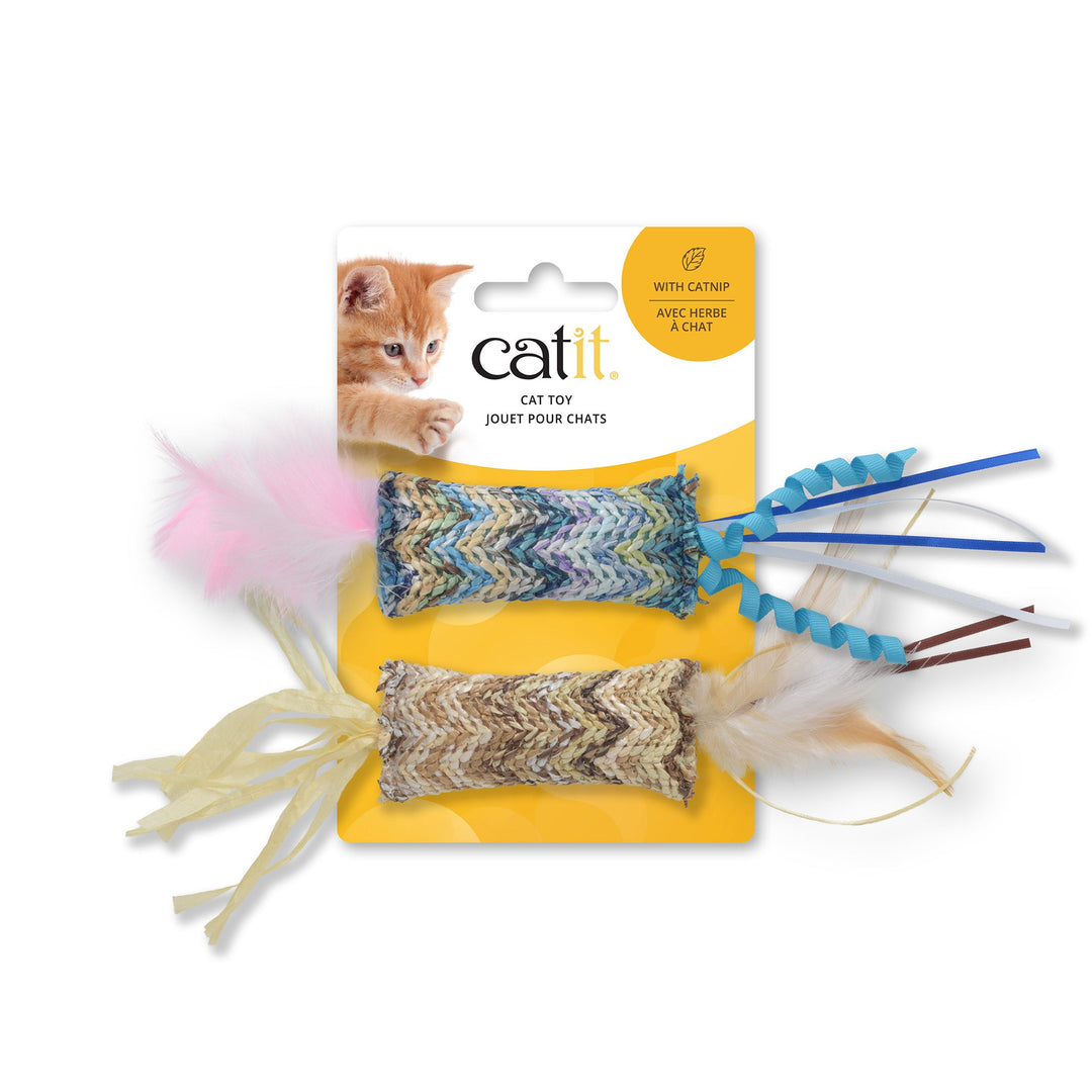 Catit - Jouet Plumes Naturelles pour Chats(Paquet de 2)