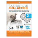 Voir l’image dans la galerie, Catit - Filtres Double Action pour Abreuvoir avec Dessus en Acier Inoxydable - Accessoire pour Chats