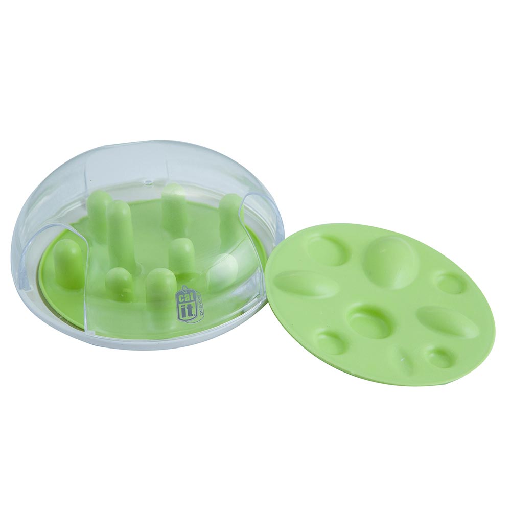 Catit Senses - Labyrinthe pour Régals - Distributeur de Gâteries Niveaux Interchangeables pour Chats(16 x 16 x 7.5 cm)