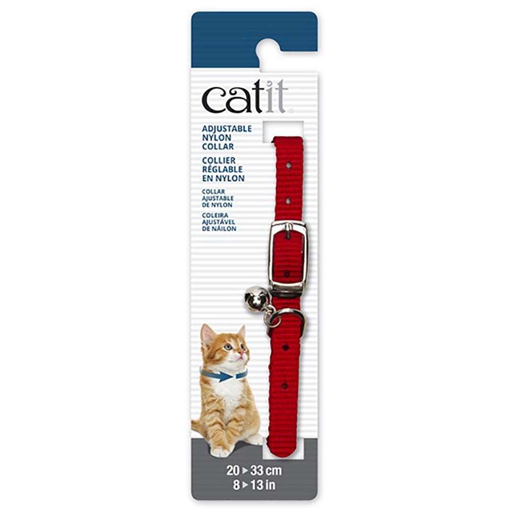*CATIT Collier Nylon/Boucle Métal 8-13" Bleu
