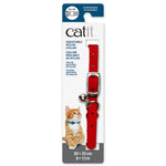 Voir l’image dans la galerie, *CATIT Collier Nylon Extensible/Boucle Métal 8-13" Rouge