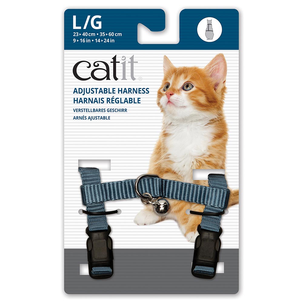 CATIT Harnais Nylon S 10-16" Bleu