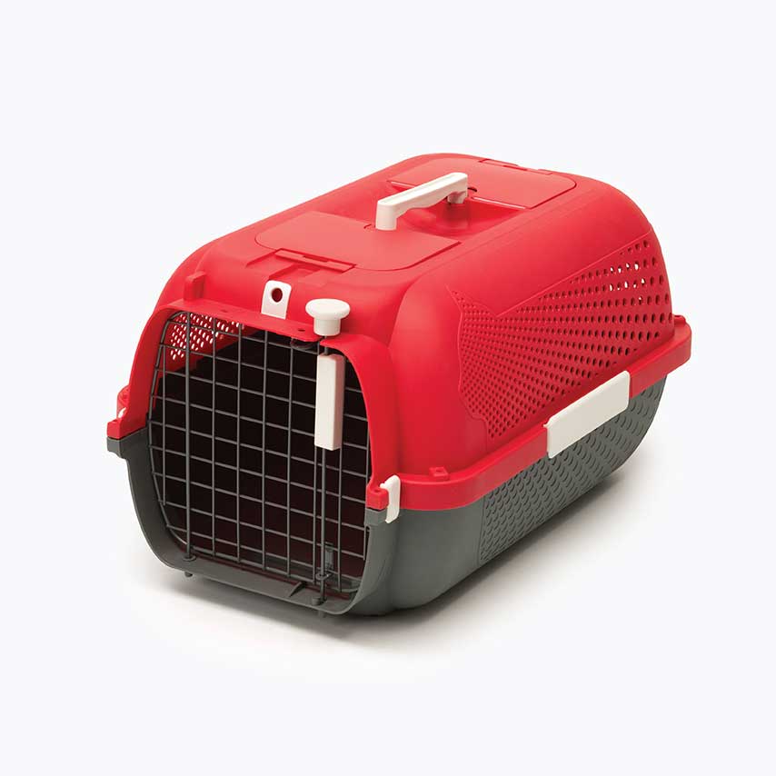 Catit - Cage de Transport Pliable avec Dessus Multifonction - Cage de Transport pour Chats