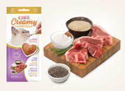 Catit Creamy Superaliments - Agneau, Quinoa et Chia - Gâteries à Lécher Sans Grains pour Chats