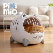 Catit PIXI 2.0 - Mio Lit et Cage de Transport 2 en 1 - Cage de Transport pour Chats