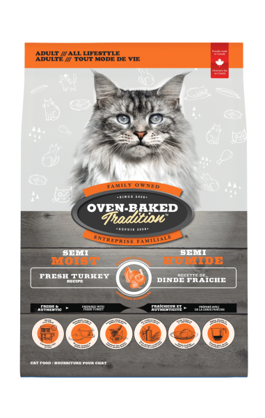 OBT SEMI-HUMIDE Chat Dinde 1.36kg