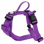 Voir l’image dans la galerie, CHIEN BLANC HORIZON Harnais Clip Cou Mauve S