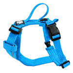 Voir l’image dans la galerie, CHIEN BLANC HORIZON Harnais Clip Cou Bleu M
