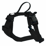Voir l’image dans la galerie, CHIEN BLANC HORIZON Harnais Clip Cou Noir M