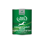 Voir l’image dans la galerie, NutriSource Choice - Pâté Poulet et Orge - Nourriture Humide pour Chiens