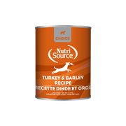 NutriSource Choice - Chien Pâté Dinde et Orge - Nourriture Humide pour Chiens