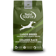 NutriSource Choice - Chien Grande Race Poulet et Orge - Nourriture Sèche pour Chiens