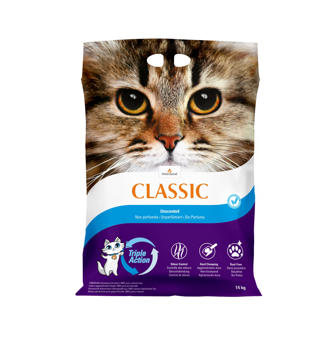 Intersand Classic - Non Parfumée - Litière Agglomérante pour Chats