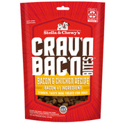 Stella & Chewy's Crave'n Bac'n Bites - Bacon et Poulet - Gâteries Tendres pour Chiens