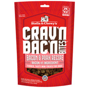 Stella & Chewy's Crave'n Bac'n Bites - Bacon et Porc - Gâteries Tendres pour Chiens