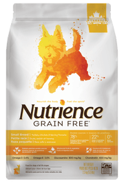 Nutrience Sans Grains - Dinde, Poulet et Hareng - Nourriture Sèche pour Chiens de Petites Races