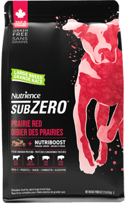 Nutrience Subzero - Gibier des Prairies - Nourriture Sèche Sans Grains avec Nutriboost pour Chiens Adultes de Grandes Races