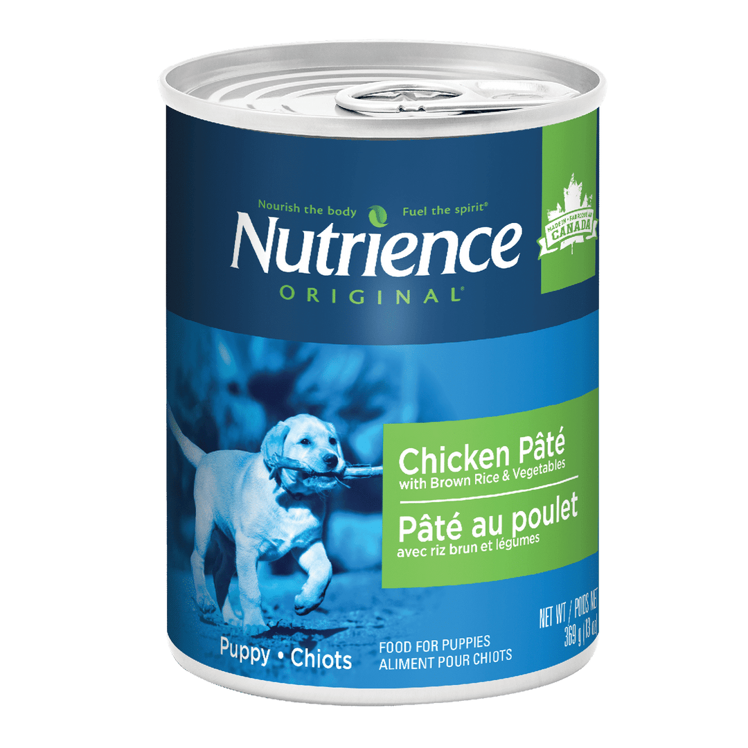 Nutrience Original - Chiot Pâté de Poulet avec Riz Brun et Légumes - Nourriture Humide pour Chiens