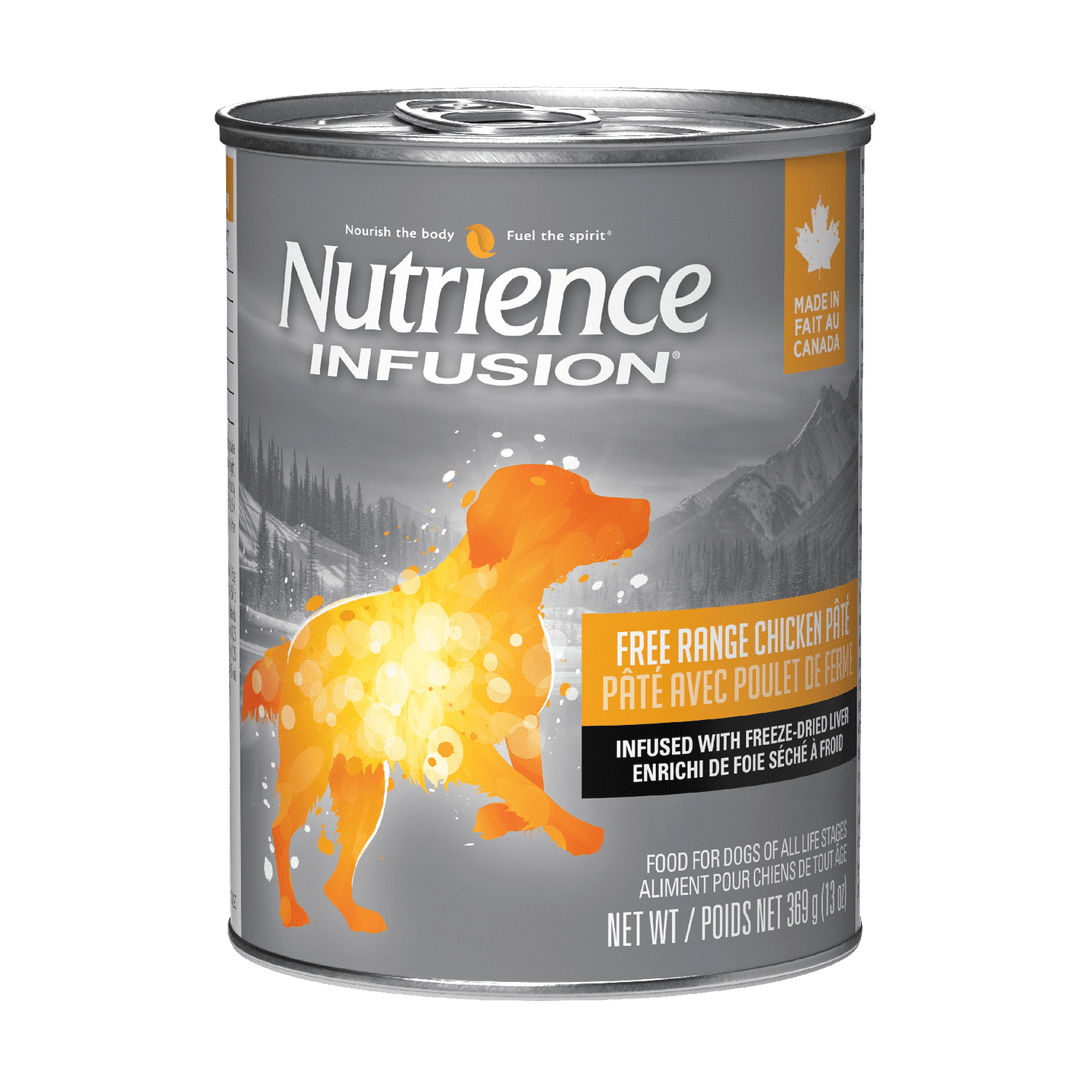 Nutrience Infusion - Pâté de Poulet de Ferme avec Infusion de Foie Lyophilisée - Nourriture Humide pour Chiens