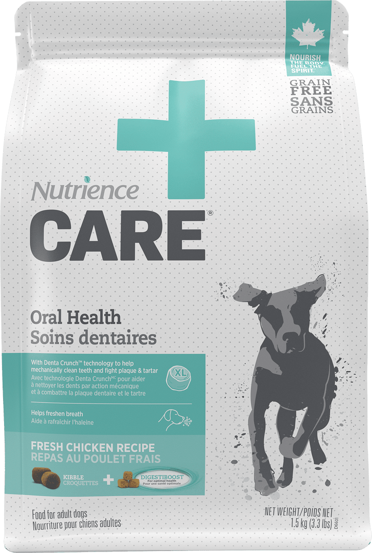Nutrience Care - Soins Dentaires, Poulet Frais - Nourriture Sèche pour Chiens Adultes