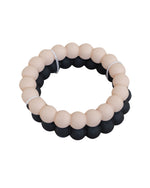 Voir l’image dans la galerie, Dexypaws - Duo D'Anneaux - Jouet à Mâcher Ultra Robuste pour Chiens, Beige et Noir