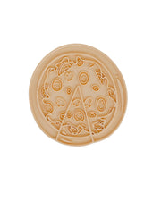 *DEXYPAWS Tapis Léchange Forme de Pizzza Jaune