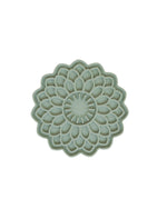 Voir l’image dans la galerie, *DEXYPAWS Tapis Léchange Forme de Fleur Vert Sauge