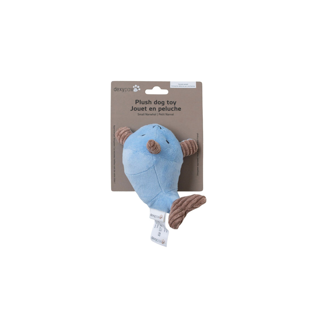 Dexypaws - Narval - Jouet en Peluche pour Chiens
