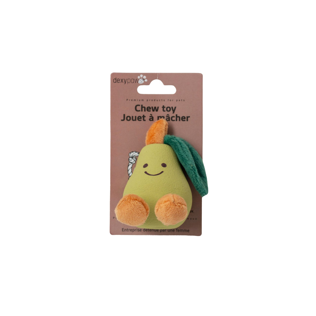 Dexypaws - Poire - Jouet en Peluche pour Chiens