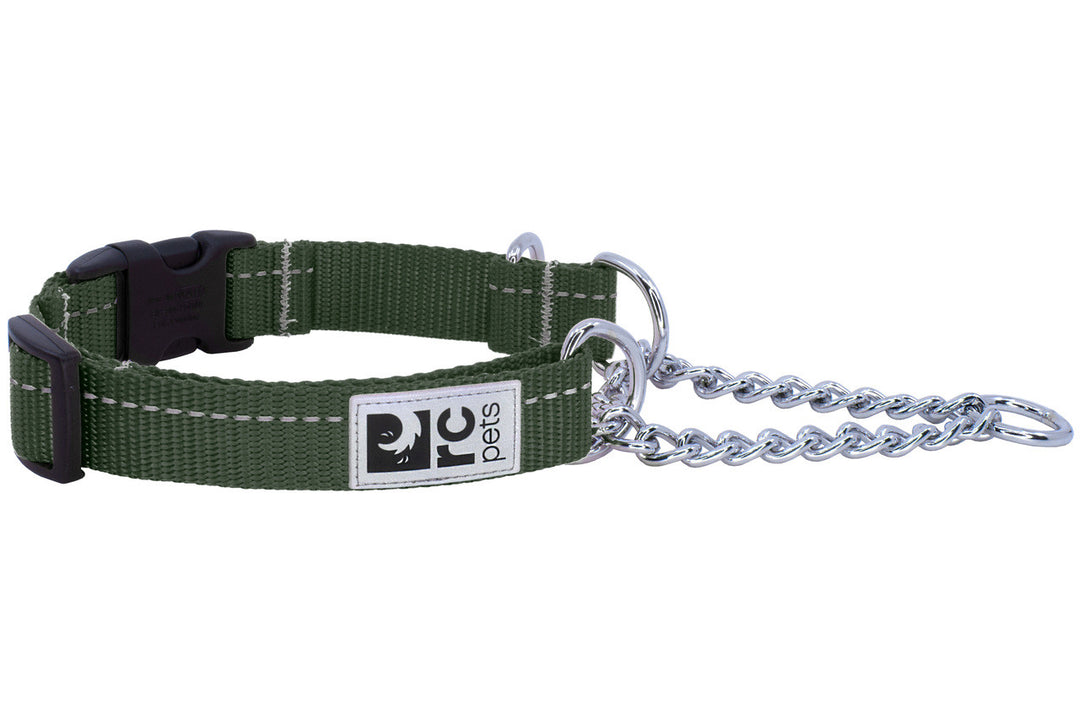 RCP Collier Dressage Base XS Olive Foncée
