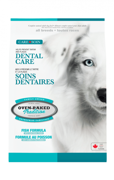 Oven-Baked Tradition - Chien Soins Dentaires Poisson - Nourriture Sèche Sans Grains pour Chiens