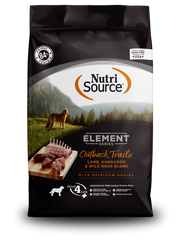 NutriSource Element Series - Chien Outback Trails Agneau, Kangourou et Sangliers avec Grains Anciens - Nourriture Sèche pour Chiens